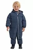First Instinct by killtec Kinder Overall/Schneeanzug in Daunenoptik mit Kapuze FIOW 32 MNS ONPC, dunkelblau, 98, 38897-000