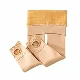 Fudaolee Thermo Strumpfhose Mädchen Gefütterte Leggings mit Fleece Kinder Dehnbar Weiche Blickdicht Strumpfhosen Warme Winterhose C-Braun, L