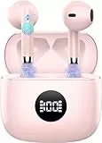 Jxrev Kopfhörer Kabellos Bluetooth 5.4, Bluetooth Kopfhörer In Ear, 4 ENC Noise Cancelling Mic, IP7 Wasserdicht Wireless Kopfhörer, 40H Immersiver Deep Bass Earbud, Digitale LED-Anzeige Ohrhörer