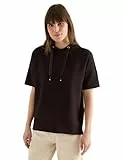 T-Shirt mit Kapuze und Struktur