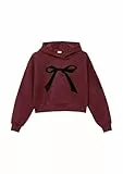 s.Oliver Kuscheliger Cropped Oversize Hoodie mit Print