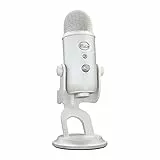 Logitech G Blue Yeti USB-Gaming-Mikrofon in Premiumqualität für Streaming, Blue VO!CE-Software, PC, Podcast, Studio, Computer-Mikrofon, Exklusive Streamlabs-Themes, Sonderedition - Weiß