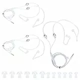 Vikye 3Set Handy-Kopfhörer, Modisches Luftkanal-Headset, Ergonomisches Design-Headset mit Leitungssteuerungsfunktion, Kompatibel für Mobiltelefone mit 3,5-mm-Schnittstelle