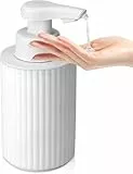 Phneems Seifenspender Automatisch Elektrischer Automatic Soap Dispenser Mit Sensor No Touch Sensor Automatischer Seifenspender FüR Bad,KüChe,BüRo USB Weiß