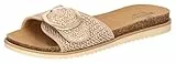 Mustang Damen 1392-710 Pantolette, beige, 39 EU