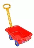 Marmat Gartengeräte für Kinder Schubkarre Garten Spielzeug Sandspielzeug Sandkasten mit Griff Laufkatze 43 x 26 x 16 cm (Rot)