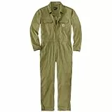Carhartt Herren Rugged Flex Canvas Coverall Overalls, Dunkles Khaki, X-Large Hoch
