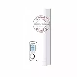 STIEBEL ELTRON Vollelektronischer Durchlauferhitzer DHE 18/21/24 kW, immer gradgenaue Wunschtemperatur, ECO-Modus, Multifunktionsdisplay, 2 Memory Tasten, Wellness-Programme, 202656
