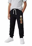 Kabooki LEGO® NINJAGO® Kinder Jogginghose für Jungen und Mädchen | Weicher Sweatstoff & Verstellbarer Bund | Bequeme Alltags-Sweatpants mit Print