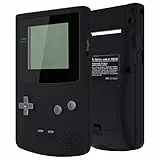eXtremeRate IPS Ready Upgraded Case&Button für Gameboy Color, DIY-Ersatz Full Hülle Gehäuse Set für Gameboy Color gbc OSD&Reguläres IPS&Standard LCD-Schwarz(Ohne Konsole & Screen)