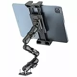 OHLPRO Tablet Halterung Auto, Halterung Auto für iPad mit 3-Stufigem Schwenkarm, Tablet Autohalterung 360° Drehbare, LKW Tablet Halterung Kompatibel mit 5-13 Zoll iPad Galaxy Tab Huawei usw