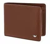 Golden Head Leder Geldbörse Polo RFID Protect Scheintasche 1427 Cognac braun