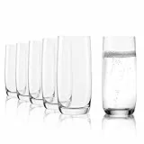 Stölzle Lausitz Longdrinkgläser Weinland 6er-Set 390 ml – Elegante Allroundgläser ideal für Cocktails, Drinks, Wasser & Säfte – Hochwertige Wassergläser aus Kristallglas – Spülmaschinen- & Stoßfest