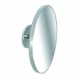 WENKO 18778100 Turbo Loc Antibeschlagspiegel - Befestigen ohne bohren, Kunststoff, 17 x 5 x 17 cm, Chrom