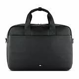 bugatti Rico Aktentasche, elegante Business-Tasche mit Laptopfach 15' in schwarz