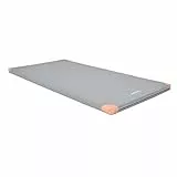 Grevinga® 'Sonderedition' Turnmatte in GRAU | 200 x 100 x 6 cm | RG 80 | mit Lederecken