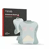 OrthoMechanik Rücken 2.0 - Rückenmassagegerät kabellos, mit Wärme | 4D-Massagebewegung, ultraflach & komfortabel für Büro & Zuhause