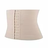 Sonew Body Shaping Belly Belt, Hochelastischer Korsett-Träger Taille Wickelschutz für Frauen(M-Beige)