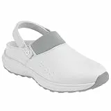 B-well Kai Medizinische Clogs Weiß – Arbeitsschuhe Pflege Damen & Herren, Krankenschwester Schuhe, rutschfest, Anatomische, Eva/Gummi Sohle (Weiss, EU Schuhgrößensystem, Erwachsene, Numerisch, M, 38)