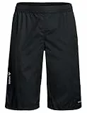 VAUDE Regenshorts Men's Drop Shorts, wasserdicht, Winddicht und atmungsaktiv, leicht und klein verpackbar, Black Uni, M