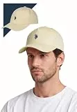 U.S. POLO ASSN. Unisex Cap (One Size) Baseball-Style mit verstellbarem Strapback - P023 - Beige-OneSize
