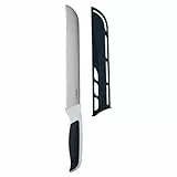 Zyliss E920208 Comfort Brotmesser, Japanischer Edelstahl, Dunkelgrauer/weißer Griff, Brotmesser mit Wellenschliff, Spülmaschinenfest, 5 Jahre Garantie