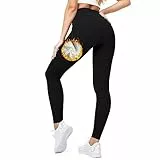 TJYAEKLTD Thermo Leggings Damen, Gefüttert Thermoleggins für Damen, High Waist Warm Dicke Samt Thick Leggings Damen Winter (Schwarz L)