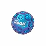Waboba Metallic Moon Ball – Extrem Springender Ball mit schillerndem, farbwechselndem Metallic-Finish – Superhoher Sprung für drinnen & draußen – Spielball für Kinder, Jugendliche & Erwachsene – BLAU