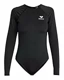 Roxy Essentials - Langärmliger Badeanzug für Frauen Schwarz