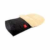 Kaiser Lammfell Fußsack Natura, black