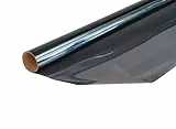 Fensterfolie Hitzeschutz, Sonnenschutzfolie, Thermofolie mit Hitzeschutz, Scheibenfolie schützt vor Sonneneinblendung und eindringen von Wärme, 92cm x 2m, Venilia 53438
