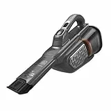 BLACK+DECKER Handstaubsauger Akku Dustbuster Handsauger 36 Wh / 18 V (mit Cyclonic Action & Zwei Saugstufen, integrierte ausziehbare Fugendüse, inkl. Ladekabel) BHHV520JF, Titanium/Silber/Schwarz