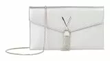 Valentino Umhängetasche Clutch Luxe Pochette Argento silberfarben