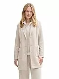 TOM TAILOR Damen 1045404 Mantel, 36844 - Sand Stone Beige Melange, L EU