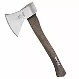RUTHE Beil Hickory 600 g | Profi-Tool für Garten & Wald | Geschmiedet Gehärtet | DIN 5131B VPA/GS Geprüft | Ergonomischer Stiel | Gala-BAU Qualität