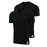 adidas Herren Unterwäsche V Neck Shirt (2PK) - Active Flex Cotton