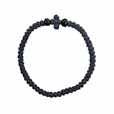 Verstellbares griechisch-orthodoxes Armband, christliches Gebetsarmband, handgewebt, östlich-orthodoxes, griechisches Kreuz-Armband, europäischer handgewebter Knoten, handgewebtes Armband