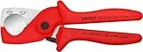 KNIPEX PlastiCut Schlauch- und Schutzrohrschneider aus zähem, glasfaserverstärktem Kunststoff 185 mm, 90 20 185