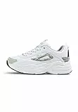 FILA Damen Skye ZP A wmn Sneaker, White-Black, 38 EU