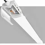 ANTENLICHT 2 Stücke LED Feuchtraumleuchte 120CM mit 36W 3960Lumen Kaltlweiß 5000k, Einfache Montage Wannenleuchte Flach Deckenleuchte Feuchtraum IP65 Werkstattlampe für Büro Keller Garage, Weiß