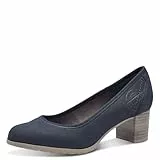 s.Oliver Damen Pumps mit Blockabsatz Elegant, Blau (Navy), 37 EU