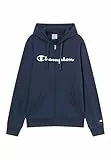 Champion Script Shop Herren-Sweatshirt mit durchgehendem Reißverschluss, Marineblau