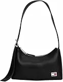 TOMMY JEANS Damen Schultertasche Cool Shoulder Bag mit Reißverschluss, Schwarz (Black), Einheitsgröße