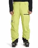 Quiksilver Schneehose Utility Pant für Herren, Gelb, Größe L
