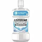 LISTERINE Advanced White Milder Geschmack 500 ml, Mundspülung zur Entfernung hartnäckiger Zahnverfärbungen, für weißere Zähne in nur 1 Woche, Mundwasser bekämpft wirksam Bakterien im Mundraum