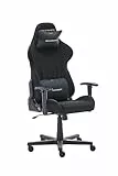 DXRacer 2.2 FD01 /N -NEW- Gaming-/ Büro-/ Schreibtischstuhl, mit Wippfunktion Gaming Stuhl Höhenverstellbarer Drehstuhl PC Stuhl Ergonomischer Chefsessel, schwarz