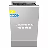 Midea MDWEB1014K Spülmaschine Vollintegriert 45 cm, 10 Maßgedecke, 8 Programme, Automatische Türöffnung, LED Display, 1/2 Halbe Ladung, Startverzögerung, Geschirrspüler Einbaugerät mit WIFI