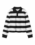 NAME IT Mädchen Nkflili Nreg Ls Sh Polo Box, Black, 146/152 cm