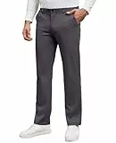 Zetieny Herren Chino Hose Casual Chinohose Baumwolle Stoffhose Slim Fit Stretch Anzughose Bequem Business Freizeit Hosen mit Taschen