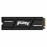 Kingston FURY Renegade 1000G PCIe 4.0 NVMe SSD W/ HEATSINK - Für Gamer, Enthusiasten und Hochleistungsnutzer - SFYRSK/1000G, schwarz